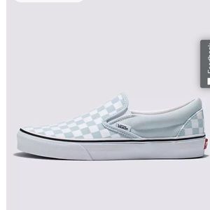 Checkered slip on Vans